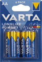 Фото - Аккумулятор / батарейка Varta Longlife Power  6xAA