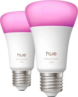 Фото - Лампочка Philips Hue LED A60 8.1W RGB E27 2 pcs