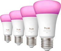 Фото - Лампочка Philips Hue LED A60 6W RGB E27 4 pcs