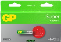 Фото - Аккумулятор / батарейка GP Super Alkaline  16xAAA