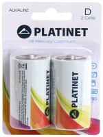 Фото - Аккумулятор / батарейка Platinet Alkaline 2xD