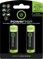 Фото - Аккумулятор / батарейка Powerton 20xAA 2500 mAh