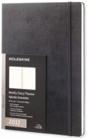 Фото - Ежедневник Moleskine Weekly Planner Vertical Large Black 