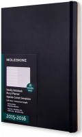 Фото - Ежедневник Moleskine 18 months Weekly Planner Soft Large Black 