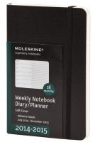 Фото - Ежедневник Moleskine 18 months Weekly Planner Soft Pocket Black 