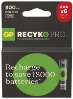 Фото - Аккумулятор / батарейка GP Recyko Pro  6xAAA 800 mAh