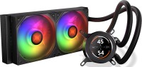 Фото - Система охлаждения KRUX HydroGlance 240 ARGB LCD Black