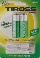 Фото - Аккумулятор / батарейка TIROSS 2xAA 1650 mAh USB-C