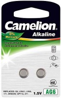Фото - Аккумулятор / батарейка Camelion 2xAG6