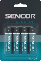 Фото - Аккумулятор / батарейка Sencor 4xAA Alakline