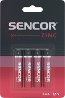 Фото - Аккумулятор / батарейка Sencor 4xAAA Zinc