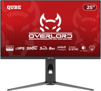 Фото - Монитор QUBE Overlord G25F300H 24.5 "  черный