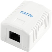 Фото - Розетка Cablexpert NCAC-1U5E-01 белый