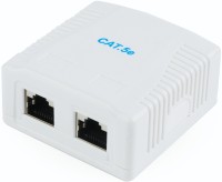 Фото - Розетка Cablexpert NCAC-2F5E-01 белый