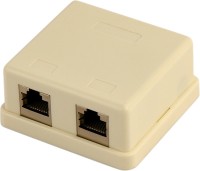 Фото - Розетка Cablexpert NCAC-HS-SMB2 слоновая кость