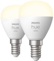 Фото - Лампочка Philips Hue LED P45 5.7W 2700K E14 2 pcs