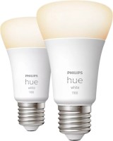 Фото - Лампочка Philips Hue LED A60 9.5W 2700K E27 2 pcs