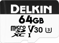 Фото - Карта памяти Delkin Devices HYPERSPEED microSD UHS-I V30 64 ГБ