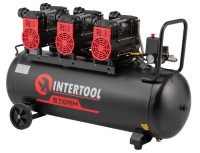 Фото - Компрессор Intertool Storm PT-0039 100&nbsp;л сеть (230 В)