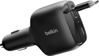 Фото - Зарядное устройство Belkin BoostCharge Retractable Car Charger 75W