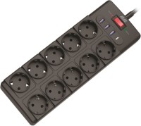 Сетевой фильтр / удлинитель 2E SP10M3USBBK