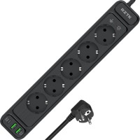 Фото - Сетевой фильтр / удлинитель RZTK Power Strip Pro 5+2 USB-A+USB-C