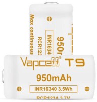 Фото - Аккумулятор / батарейка Vapcell 2x16340 950 mAh