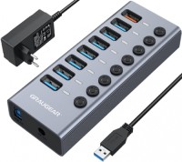 Фото - Картридер / USB-хаб Graugear G-HUB71-A