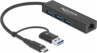 Фото - Картридер / USB-хаб Delock 64149