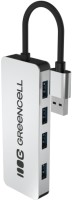 Фото - Картридер / USB-хаб Green Cell A4A