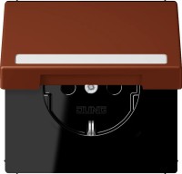 Фото - Розетка JUNG LC 1520 NBFKL 247 коричневый