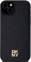 Фото - Чехол DKNY Leather Pattern Metal Logo MagSafe for iPhone 15 Plus
