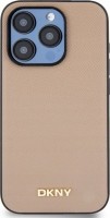 Фото - Чехол DKNY Grained Metal Logo MagSafe for iPhone 15 Pro