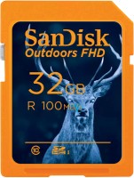 Фото - Карта памяти SanDisk Outdoors FHD SD UHS-I 32 ГБ 4 шт
