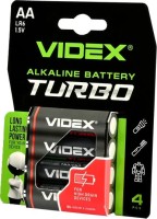 Фото - Аккумулятор / батарейка Videx Turbo 4xAA