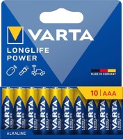 Фото - Аккумулятор / батарейка Varta Longlife Power  10xAAA