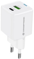 Фото - Зарядное устройство Conceptronic 2-Port 33W GaN USB PD Charger