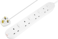 Фото - Сетевой фильтр / удлинитель Masterplug 4 Socket Switched Extension Lead