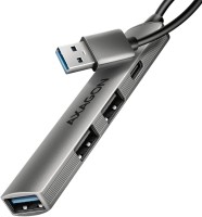 Картридер / USB-хаб Axagon HUE-STA