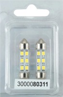 Фото - Автолампа Futura LED C8W 12SMD 35mm 2pcs