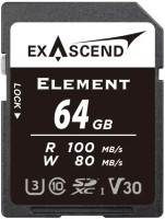 Фото - Карта памяти Exascend Element UHS-I V30 SDXC 64&nbsp;ГБ
