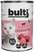 Фото - Корм для кошек BULT Adult Beef Canned 400 g