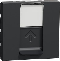 Фото - Розетка Schneider New Unica NU341154 графит