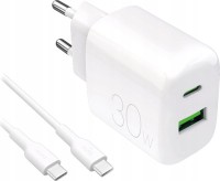Фото - Зарядное устройство PURO Prolite USB-C + USB-A 30W