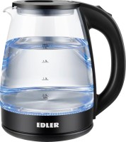 Фото - Электрочайник EDLER EK5525SSG 1500&nbsp;Вт 1.8&nbsp;л  черный