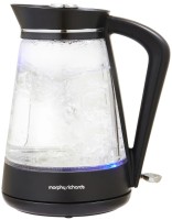 Фото - Электрочайник Morphy Richards Glass 108004 3000 Вт 1.7 л черный