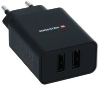 Фото - Зарядное устройство Swissten Dual Port Travel Charger 10.5W