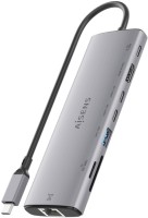 Фото - Картридер / USB-хаб Aisens ASUC-8P033-GR