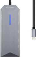 Фото - Картридер / USB-хаб Aisens ASUC-9P001-GR