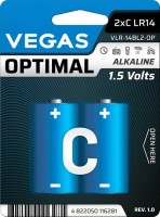 Фото - Аккумулятор / батарейка Vegas Optimal 2xC